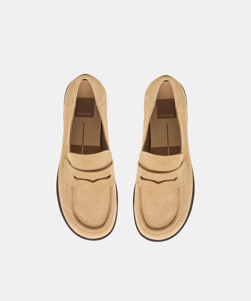 YASMYN LOAFERS CASHEW SUEDE