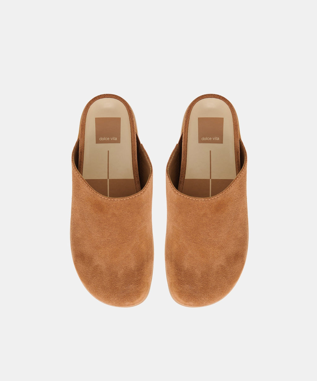 JONEY FLATS BROWN SUEDE