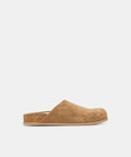 JONEY FLATS LT BROWN SUEDE