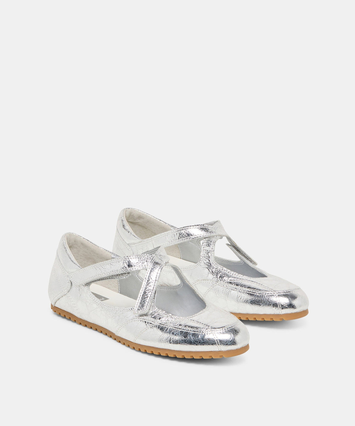 YONO SNEAKERS SILVER DISTRESSED LEATHER