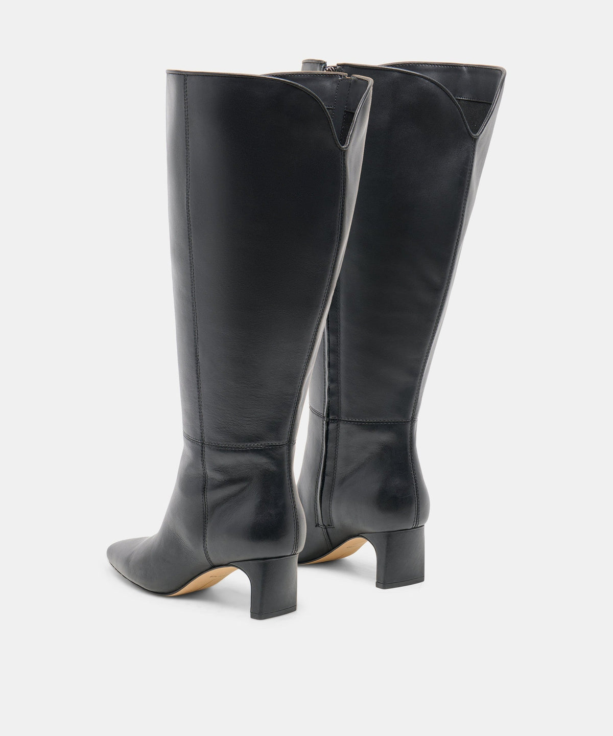 BRION EXTRA WIDE CALF BOOTS BLACK LEATHER
