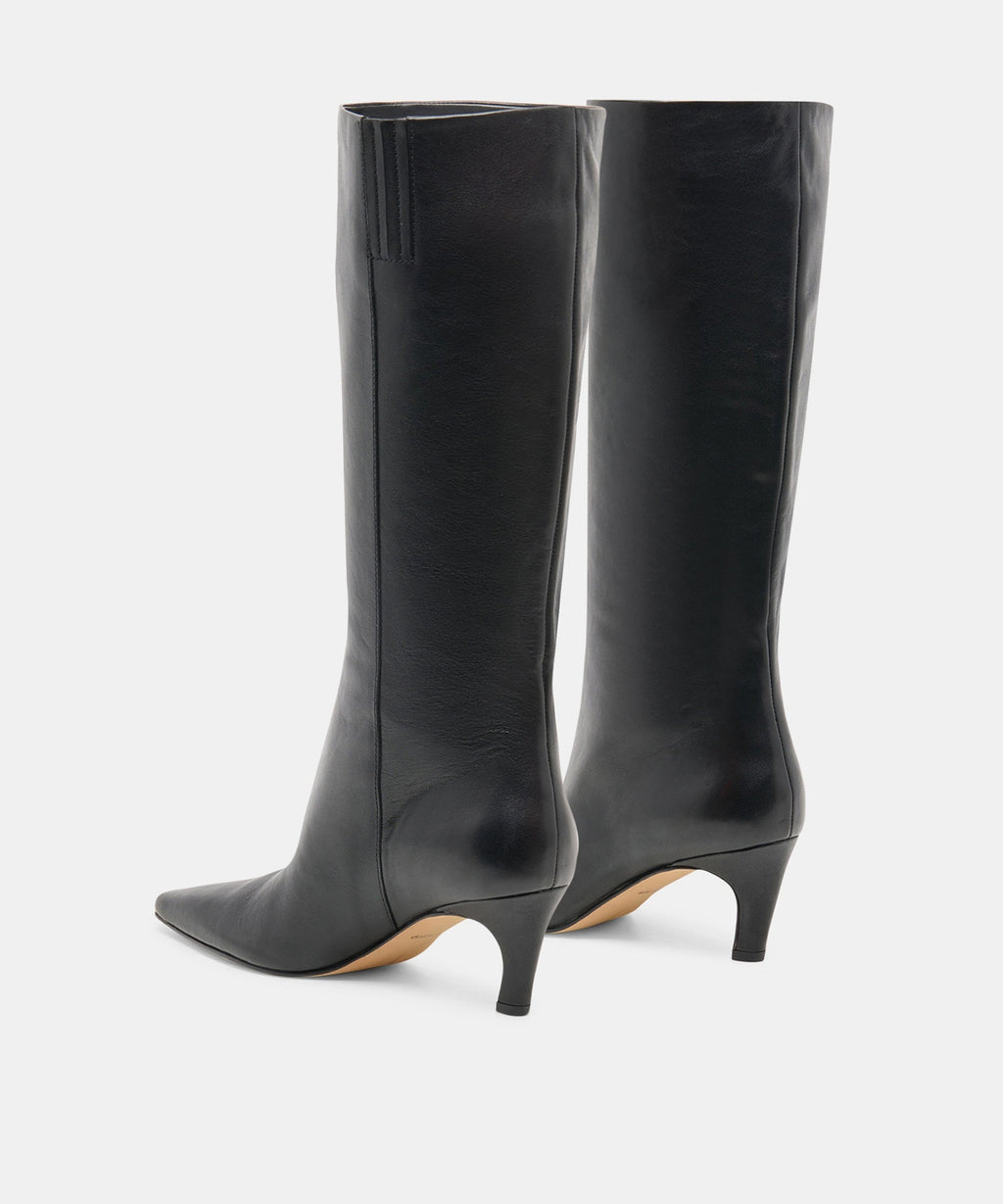 JAZMIN BOOTS BLACK LEATHER