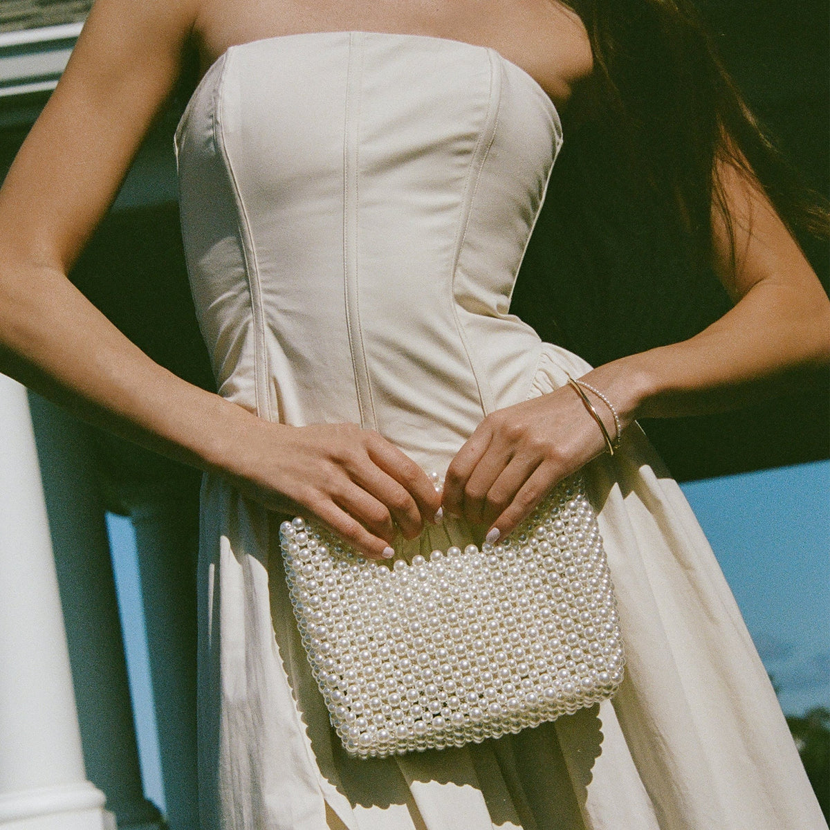 LINZY HANDBAG PEARL