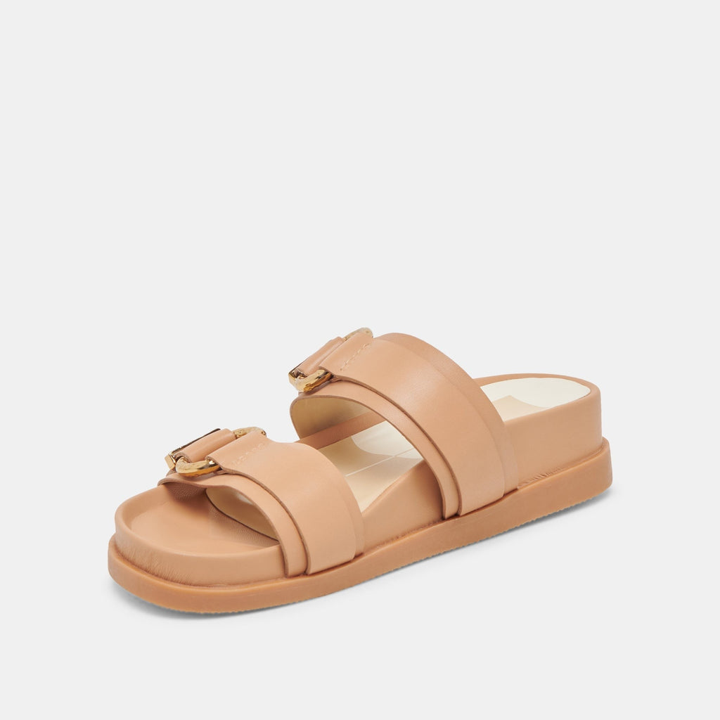 SOYA SANDALS LIGHT TAN LEATHER