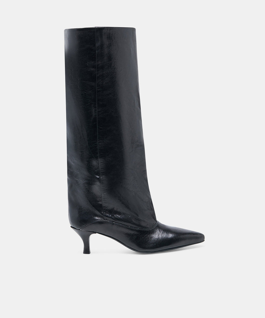 ROXLA BOOTS BLACK LEATHER