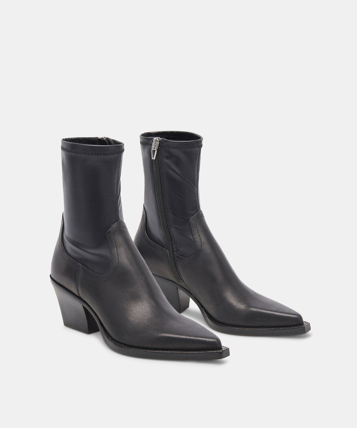 RUTGER WIDE BOOTS BLACK LEATHER