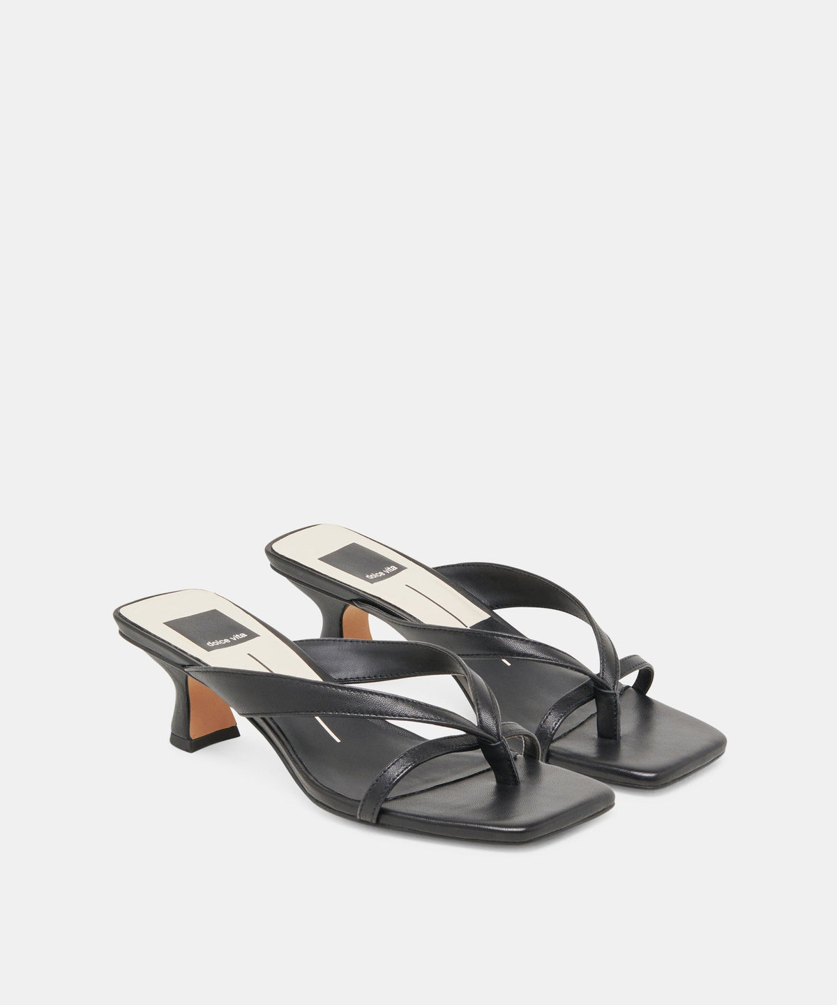 BREVEL HEELS ONYX LEATHER