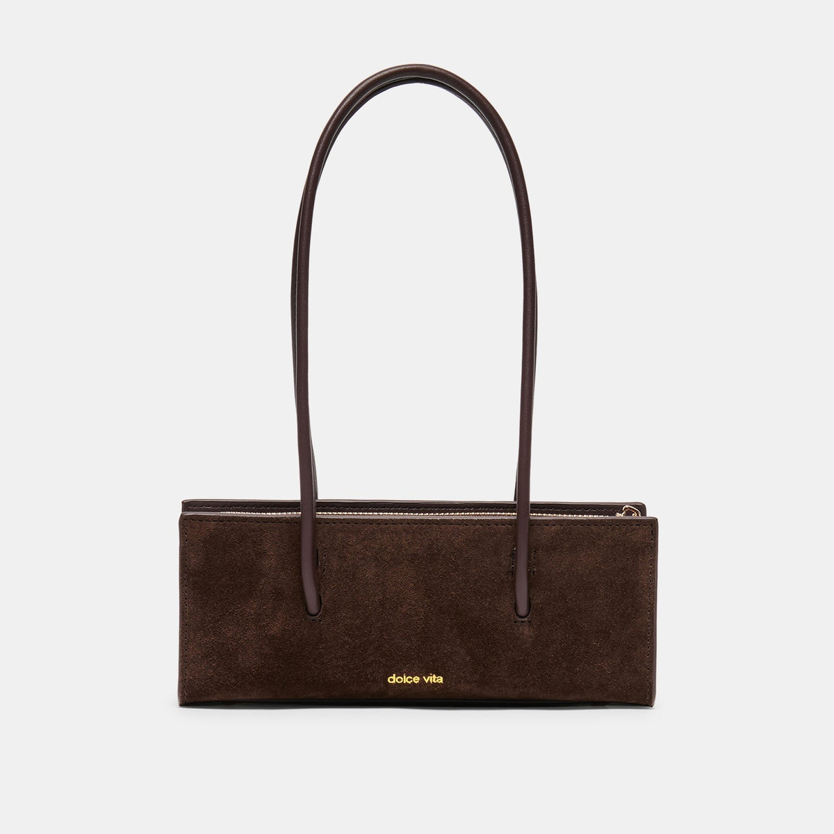 BESTIE HANDBAG ESPRESSO SUEDE