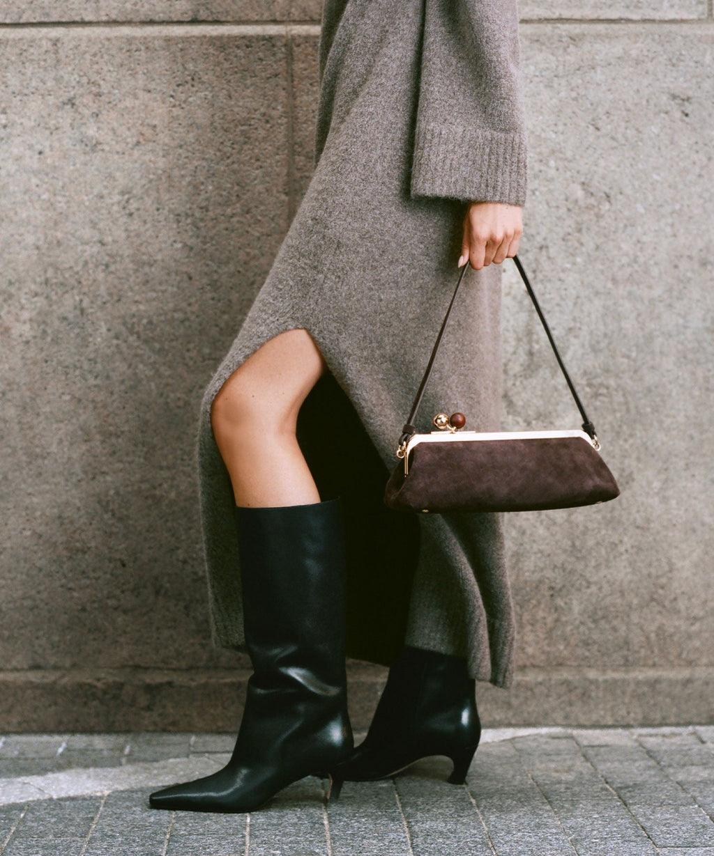 JAZMIN BOOTS BLACK LEATHER