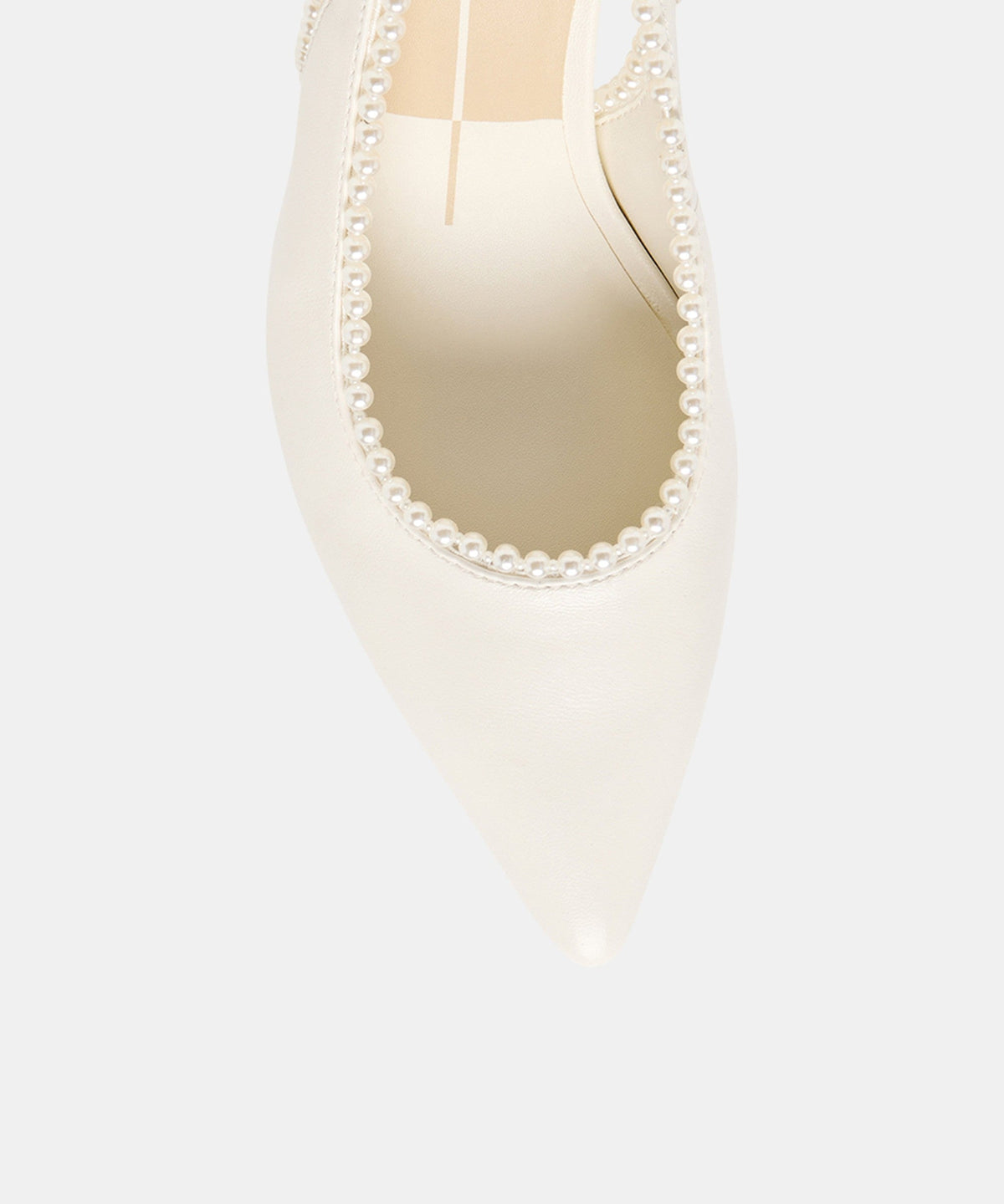 KELSON PEARL HEELS TRUE WHITE LEATHER