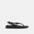 JONY SANDALS BLACK LEATHER
