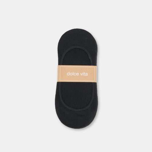 5 PACK NO SHOW SOCKS BLACK