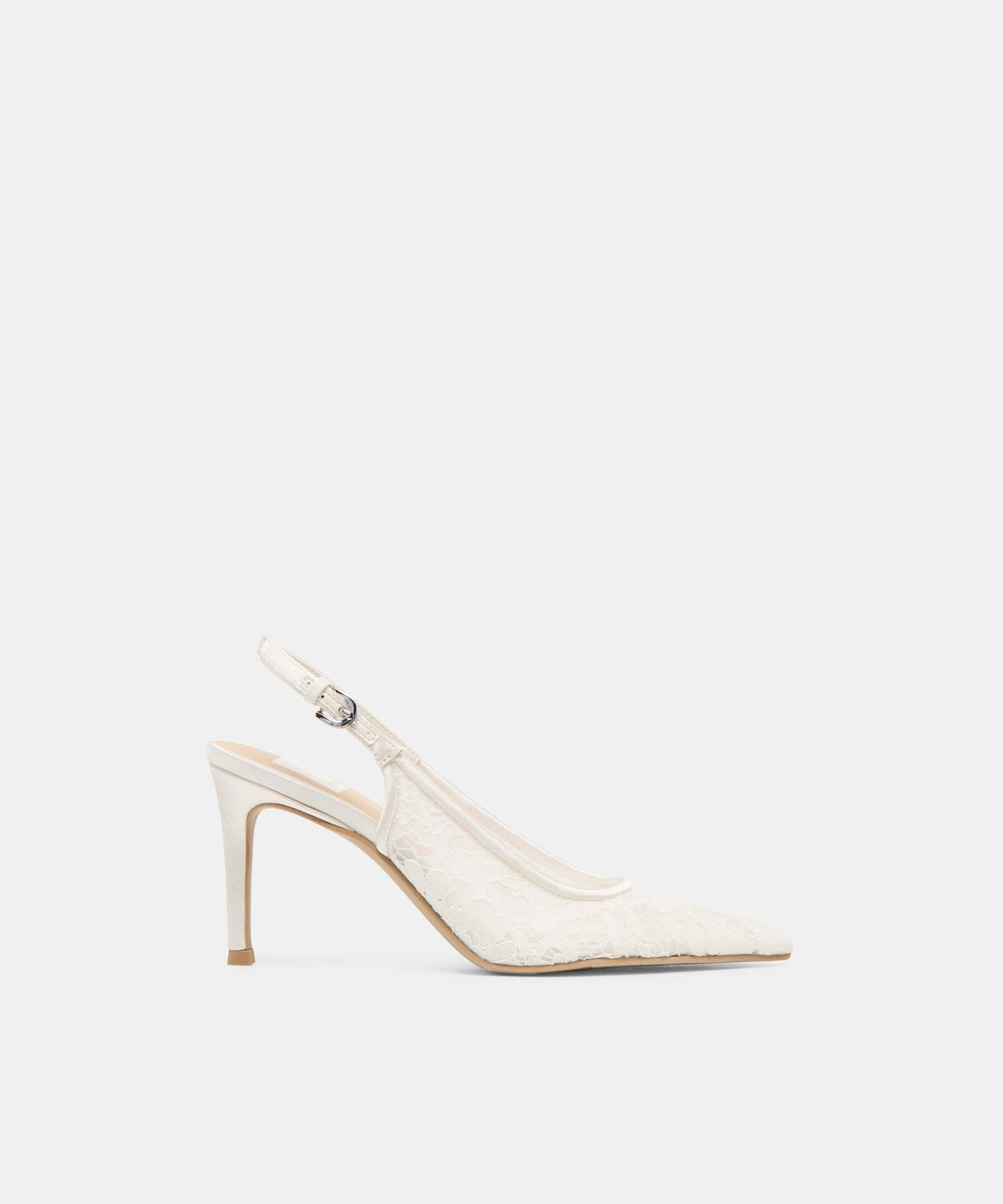 YAMI HEELS TRUE WHITE LACE