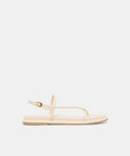 DOM SANDALS OFF WHITE LEATHER