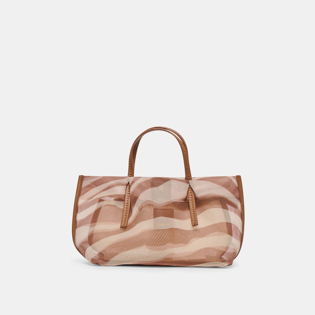 SELENE HANDBAG ZEBRA MESH
