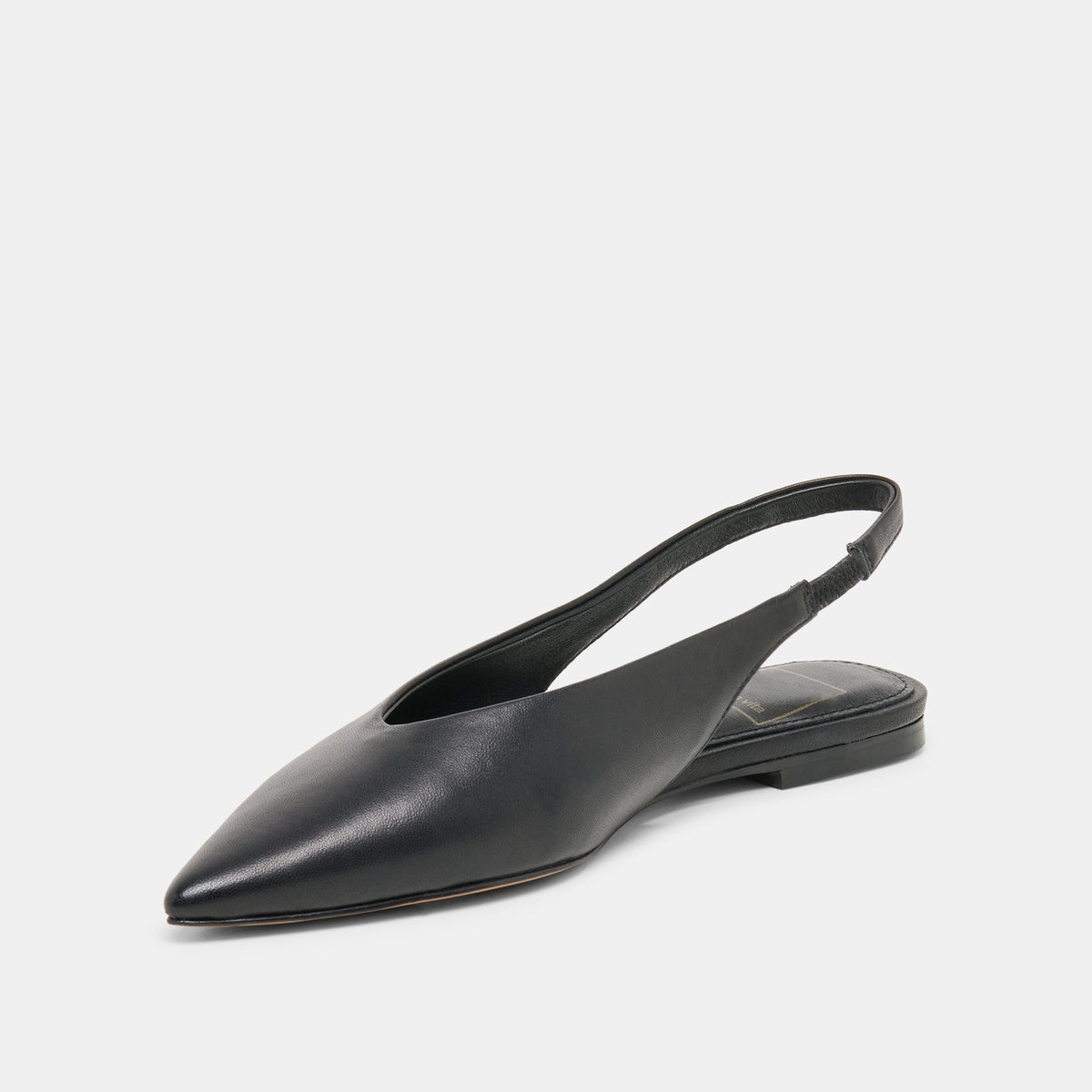 KENDLE FLATS BLACK LEATHER