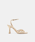 RIKI HEELS LT GOLD LEATHER