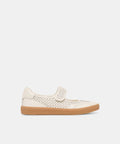 NANET SNEAKERS WHITE PERFORATED LEATHER