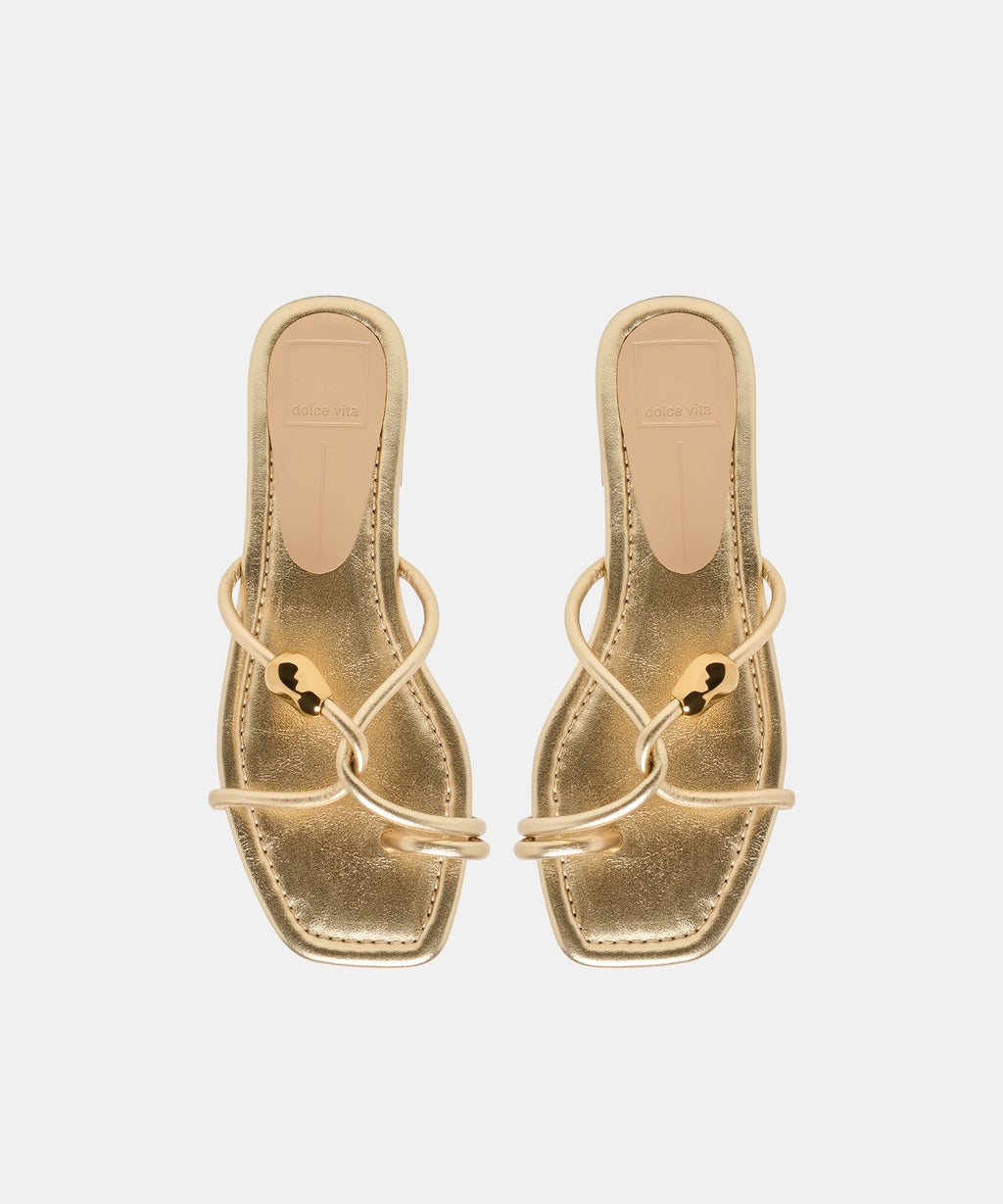 LOUIZ SANDALS GOLD STELLA