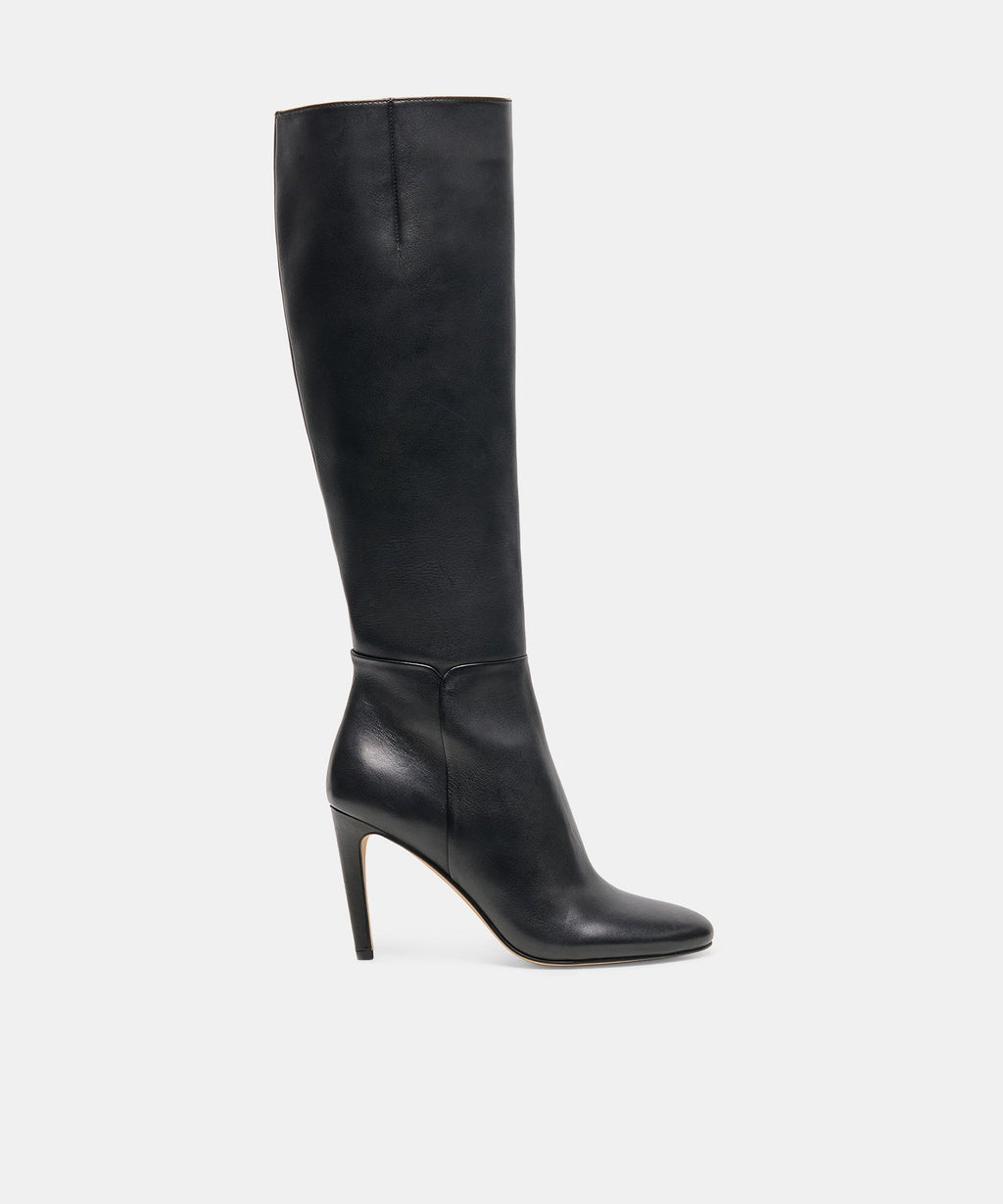 HEYES BOOTS BLACK LEATHER