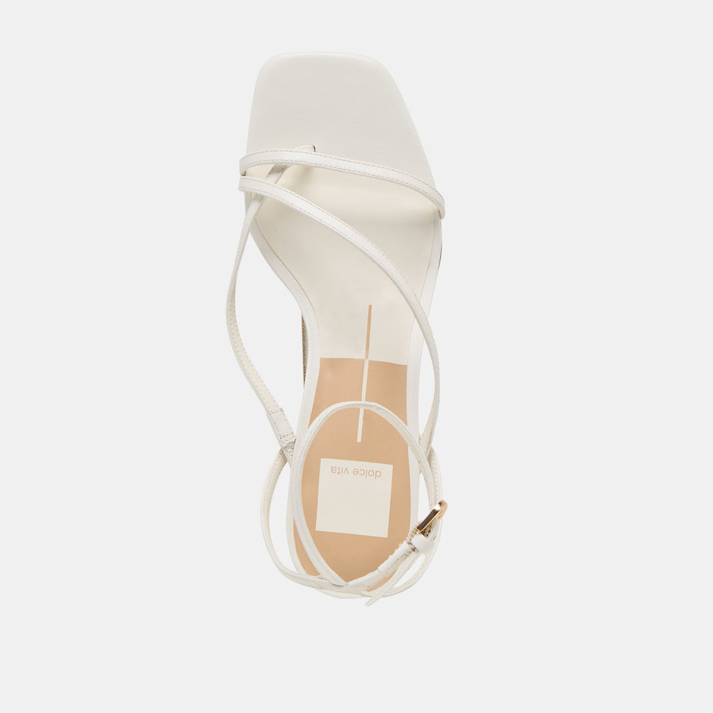 KARLOS SANDALS TRUE WHITE LEATHER