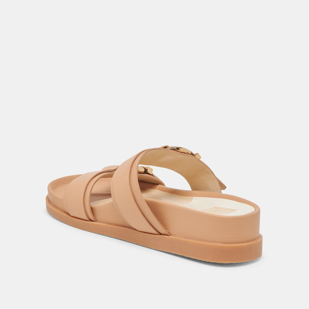 SOYA SANDALS LIGHT TAN LEATHER