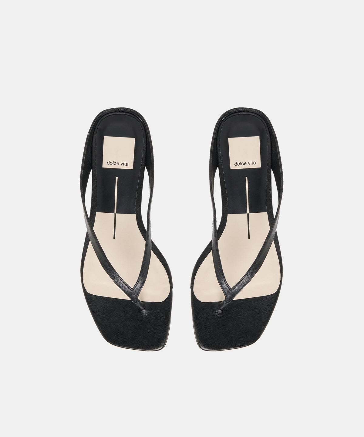 GIZEL SANDALS BLACK LEATHER