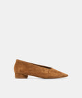 ANDEY HEELS BROWN SUEDE