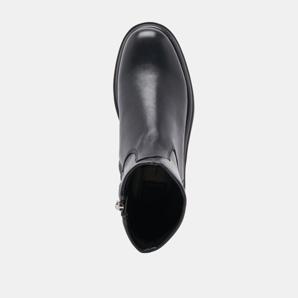 SIMAYA H2O WIDE BOOTS BLACK LEATHER