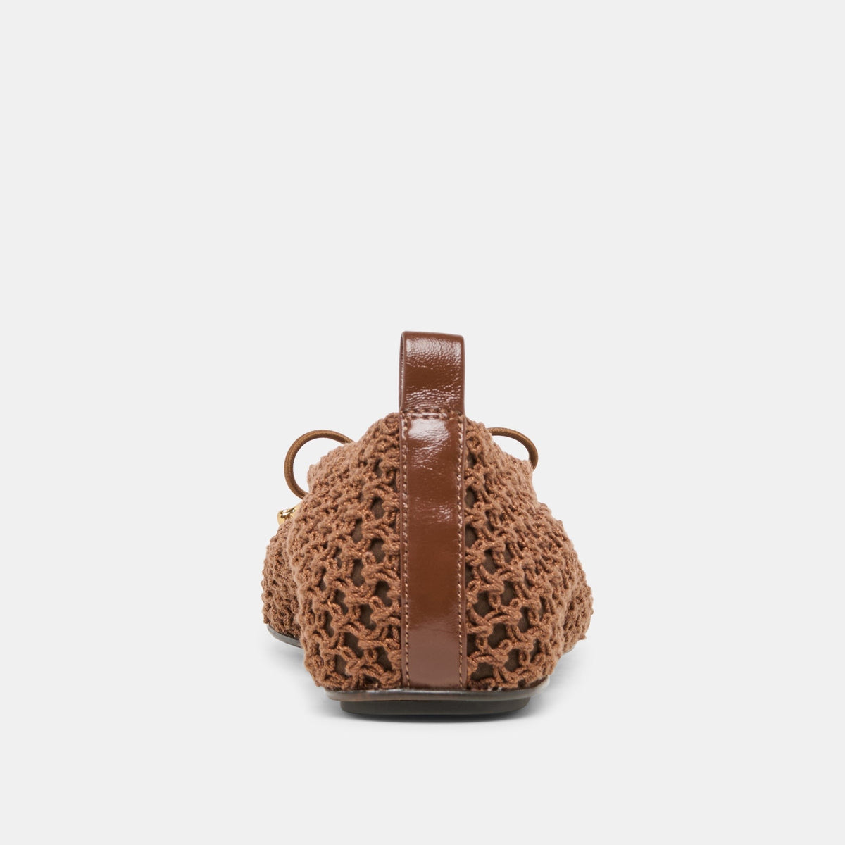 KAYLYN FLATS DK BROWN CROCHET