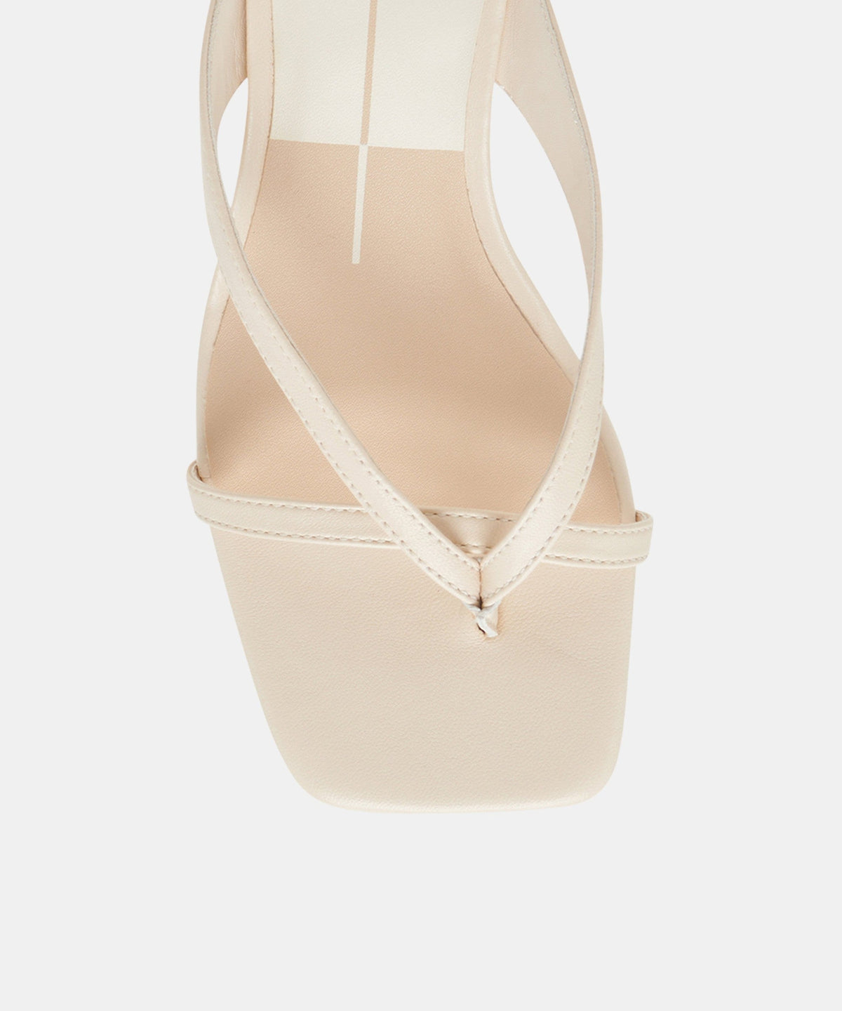 BREVEL WIDE HEELS BONE LEATHER