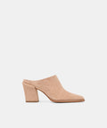 LINDI MULES TOFFEE SUEDE
