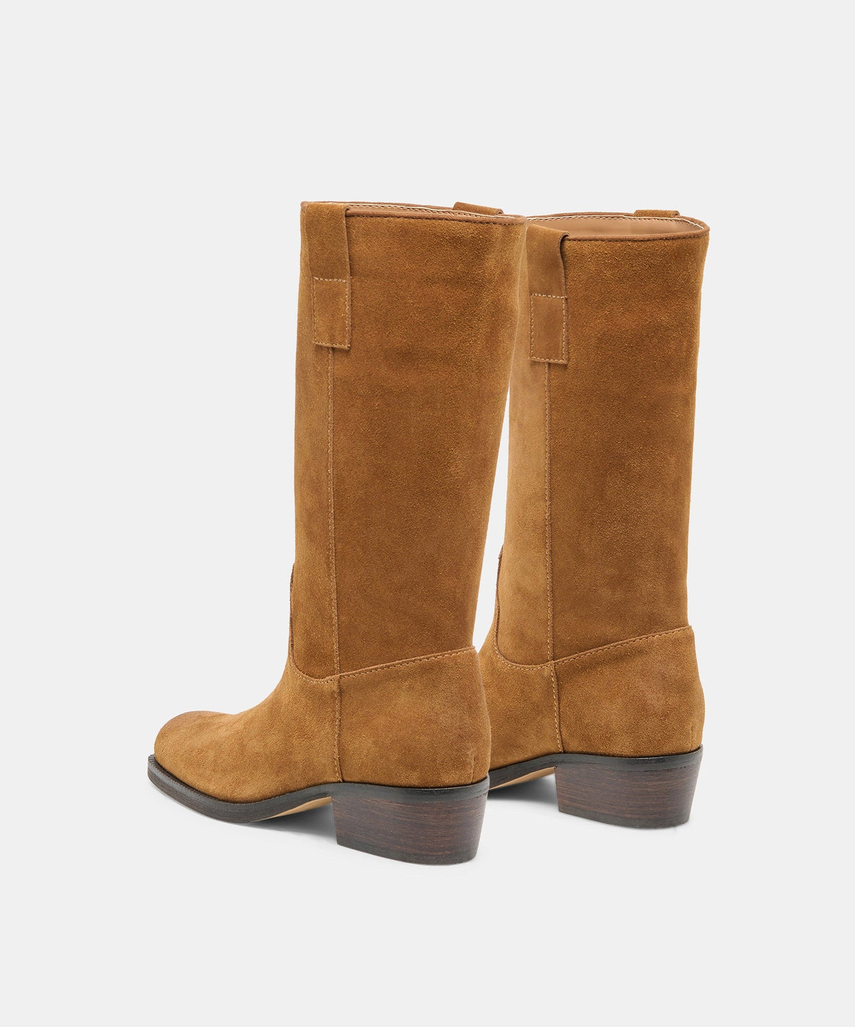 ROMIE BOOTS BROWN SUEDE