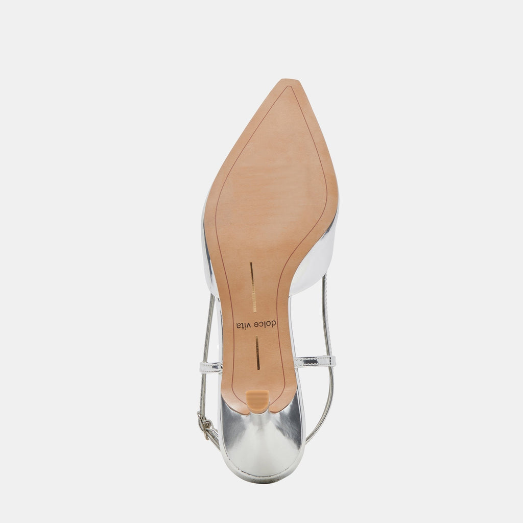 ODELA WIDE HEELS SILVER STELLA