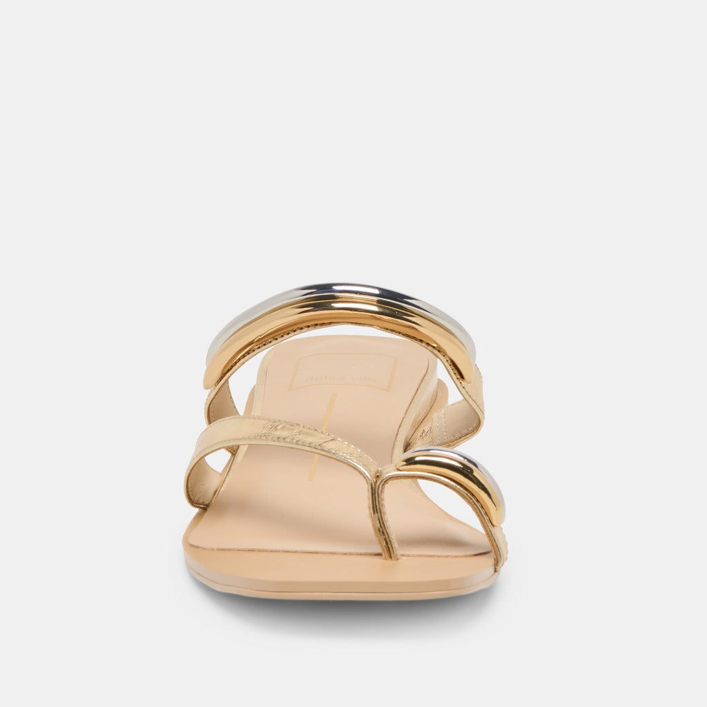 TARINA SANDALS GOLD LEATHER