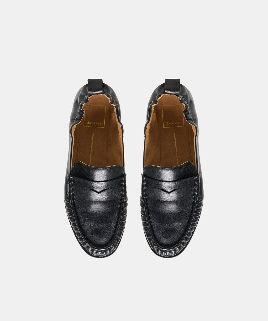 RAMZIE LOAFERS BLACK LEATHER