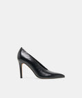 EMANI HEELS BLACK LEATHER