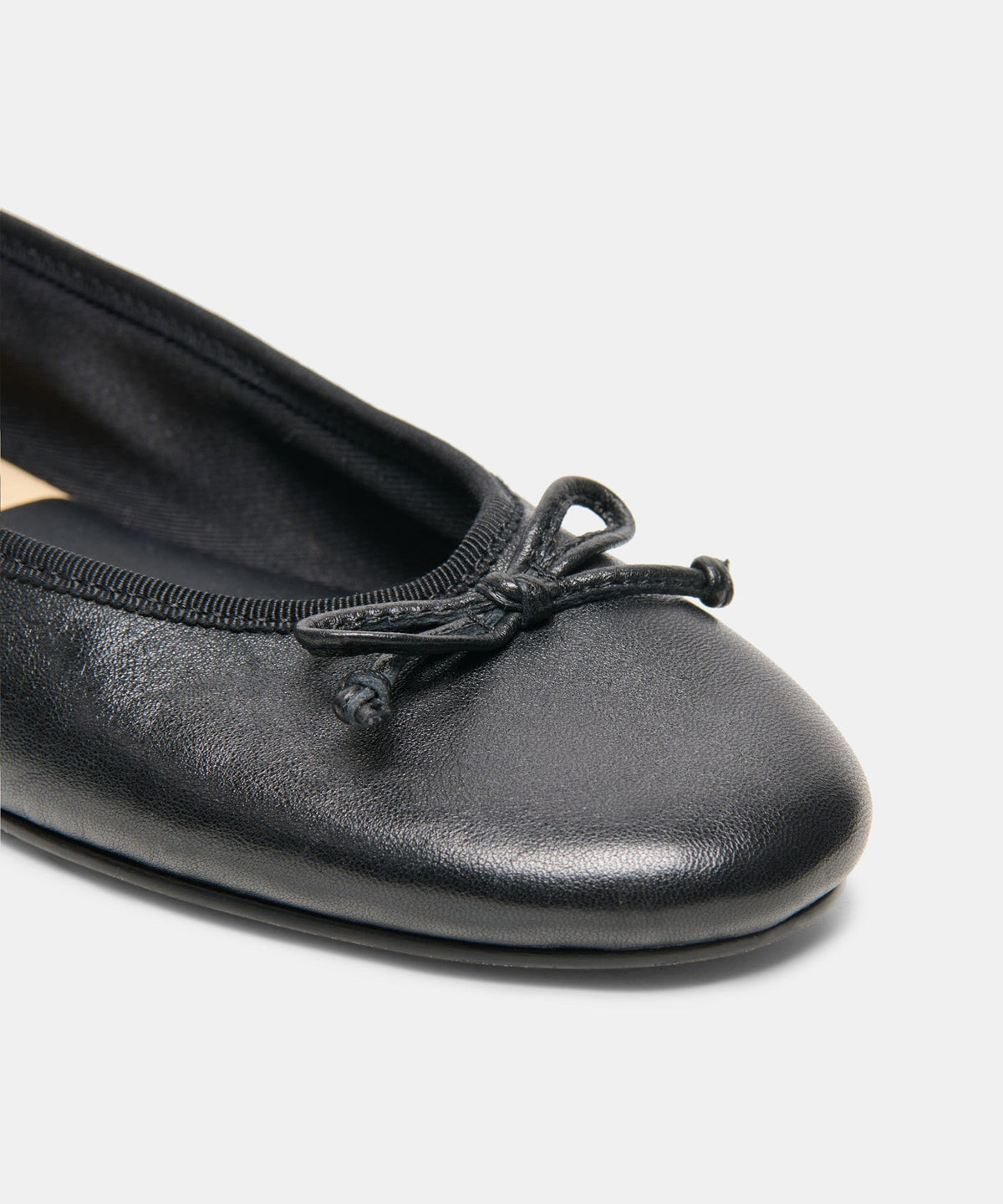 RITLA BALLET FLATS BLACK LEATHER