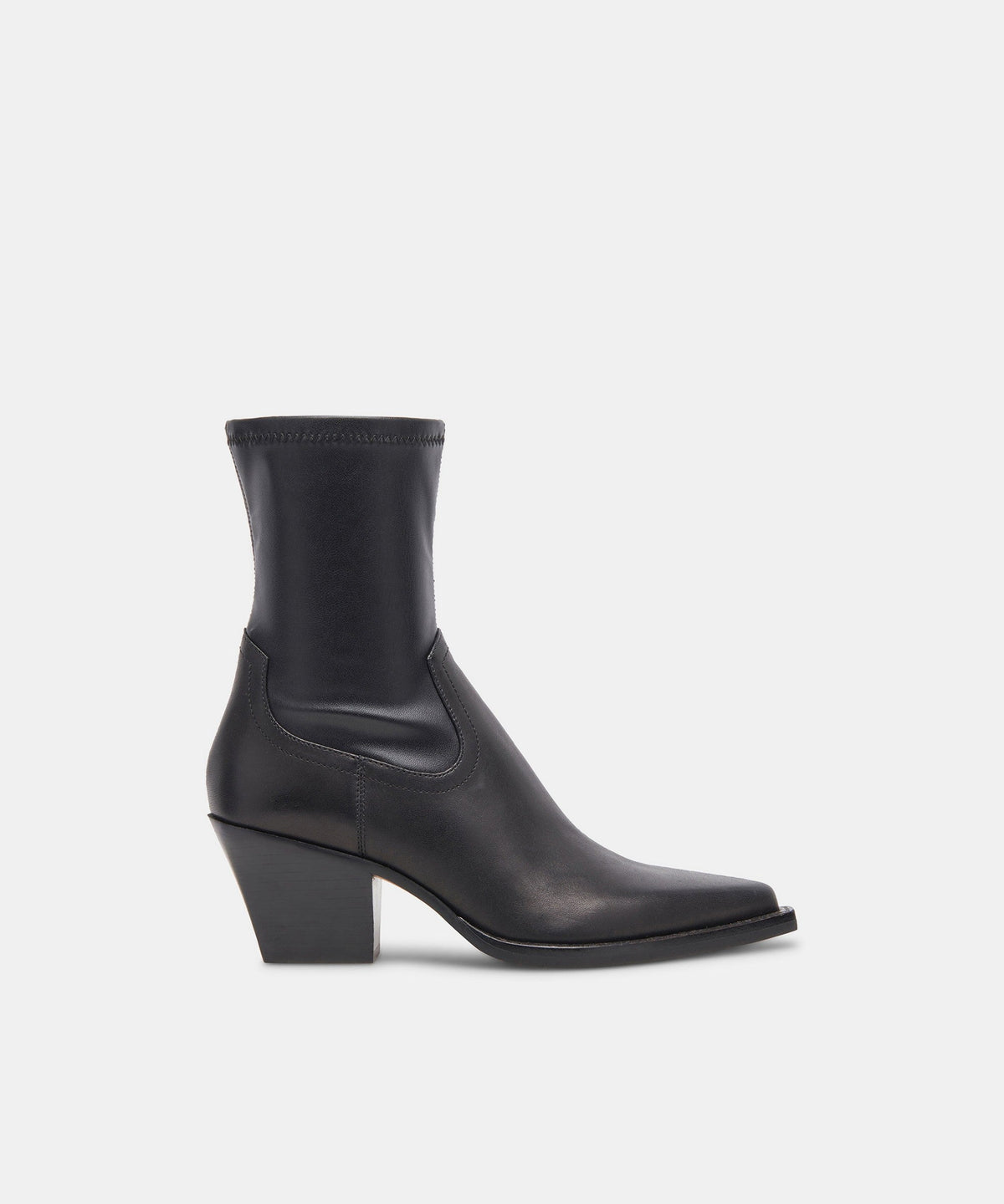 RUTGER WIDE BOOTS BLACK LEATHER