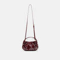 COCOA CROSSBODY OXBLOOD PATENT STELLA