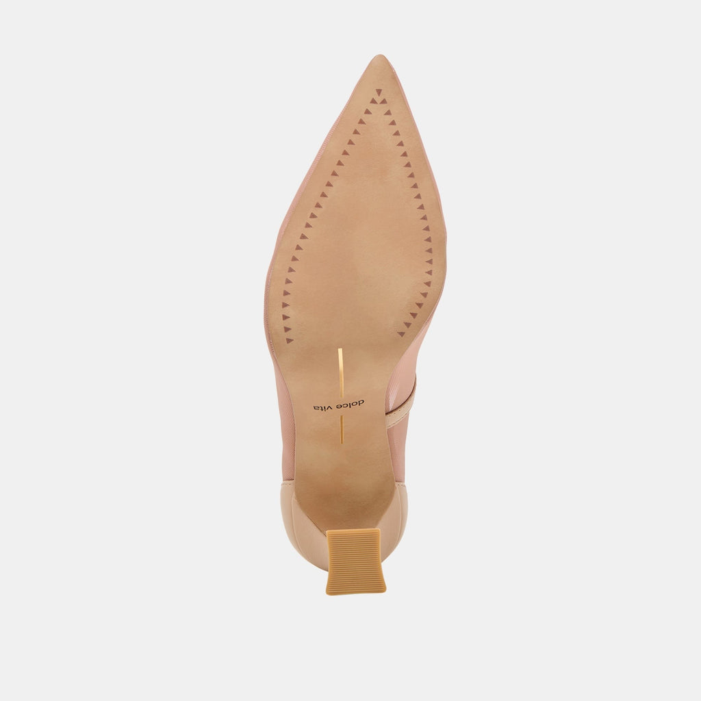 MALORY HEELS LT TAN MESH