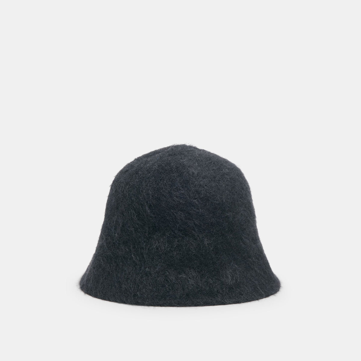 EYELASH BUCKET HAT BLACK