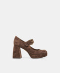 ULTRA HEELS DK BROWN SUEDE