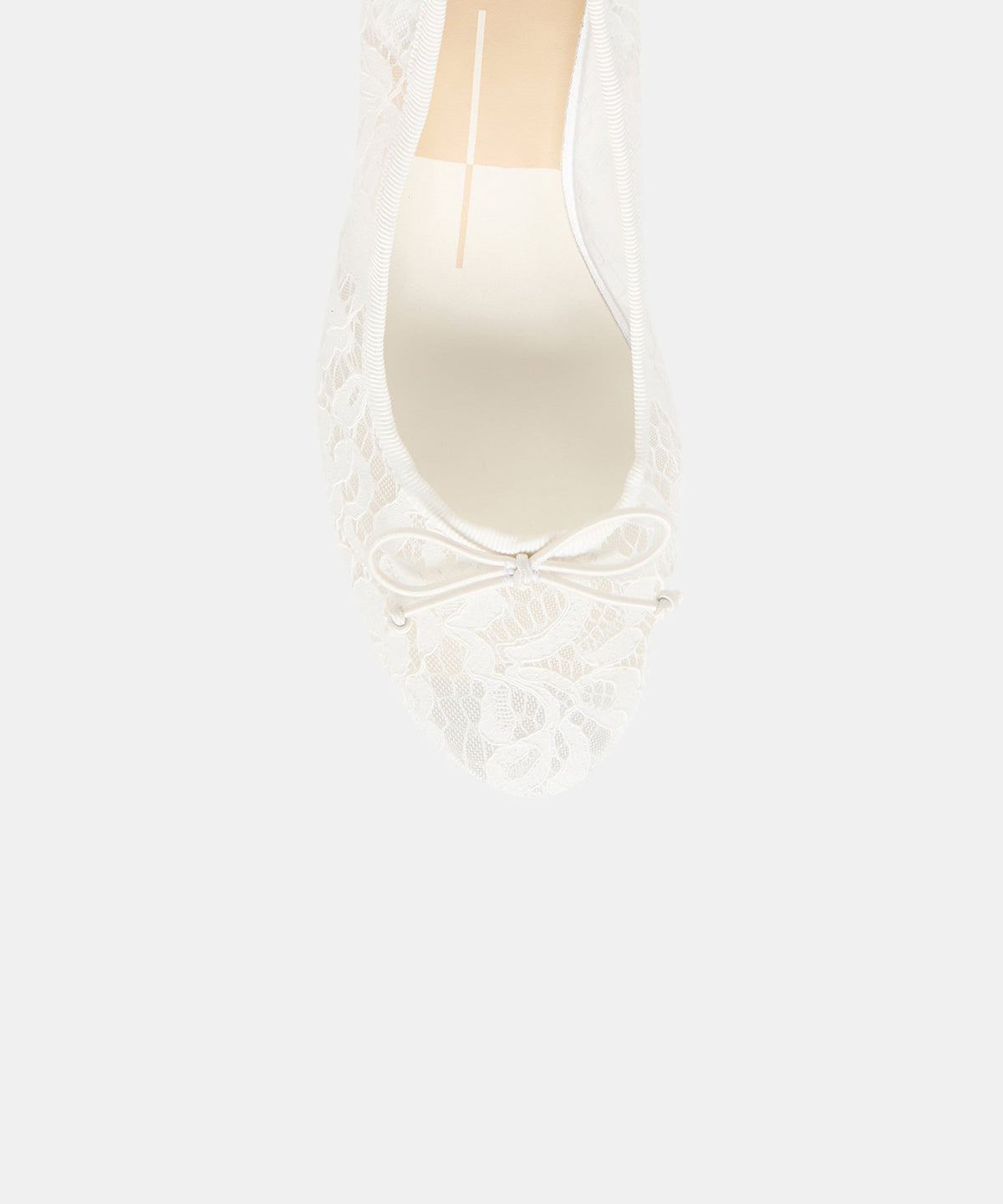 DAWSEN LACE HEELS TRUE WHITE LACE