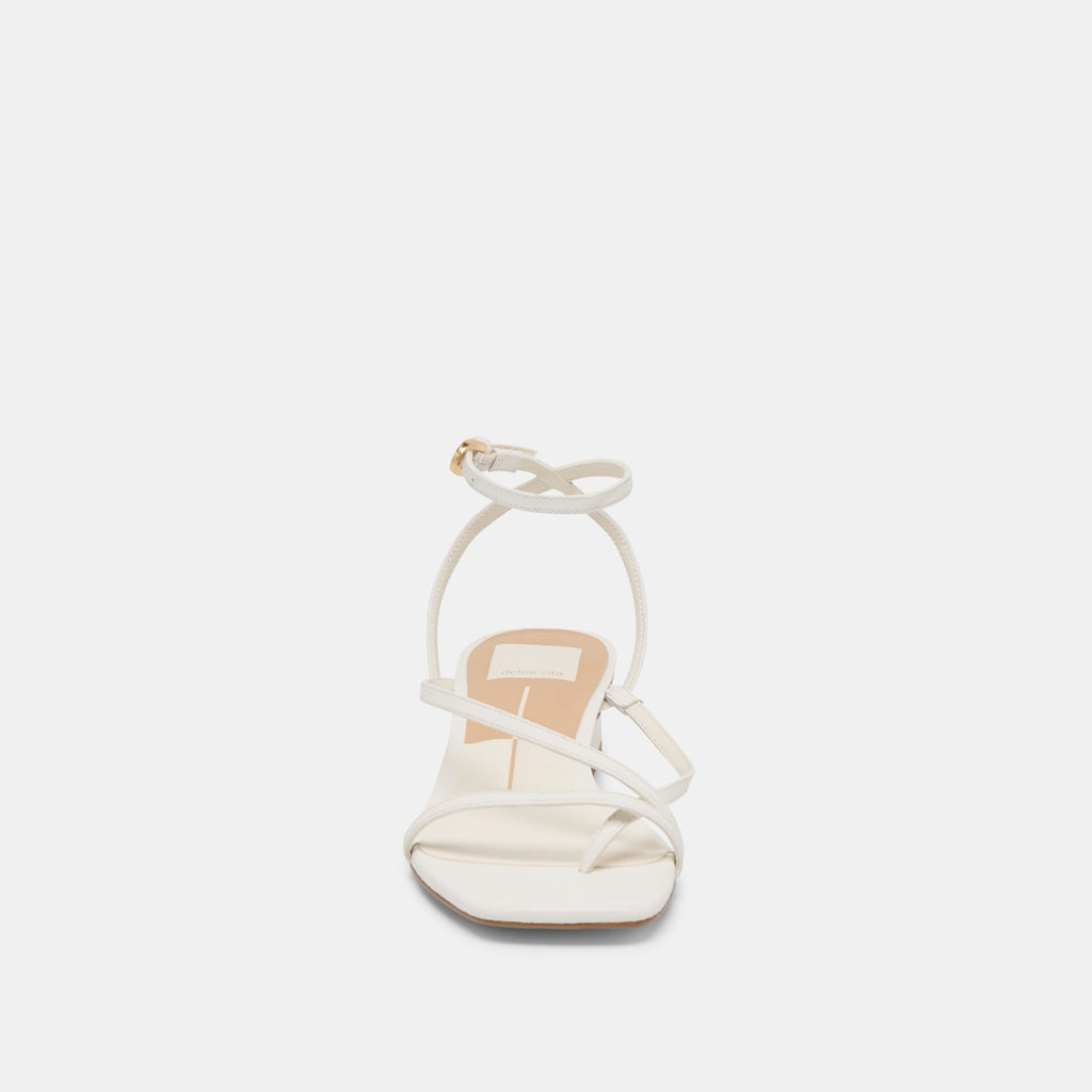 KARLOS SANDALS TRUE WHITE LEATHER