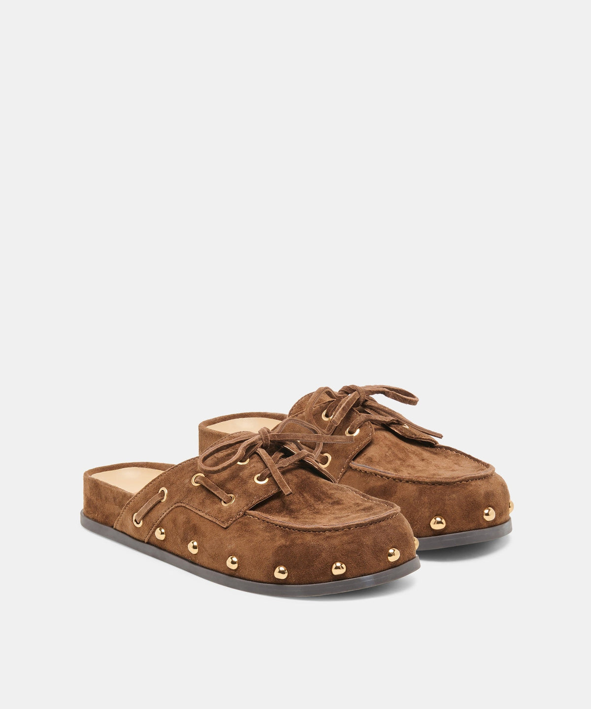 JESSI FLATS COCOA SUEDE