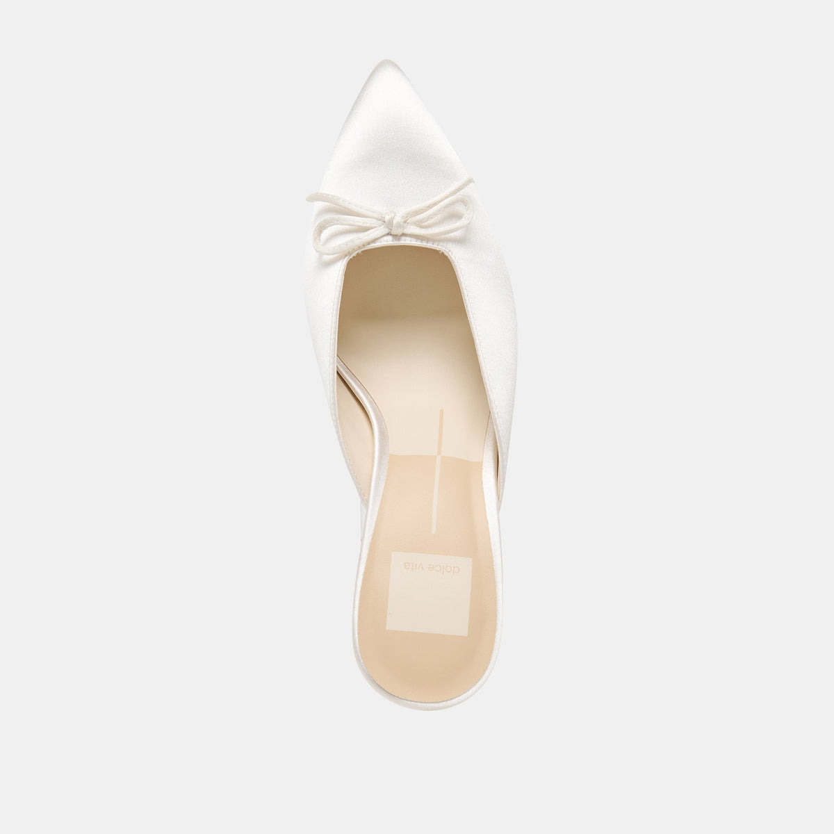 CLEO HIGH HEELS OFF WHITE SATIN