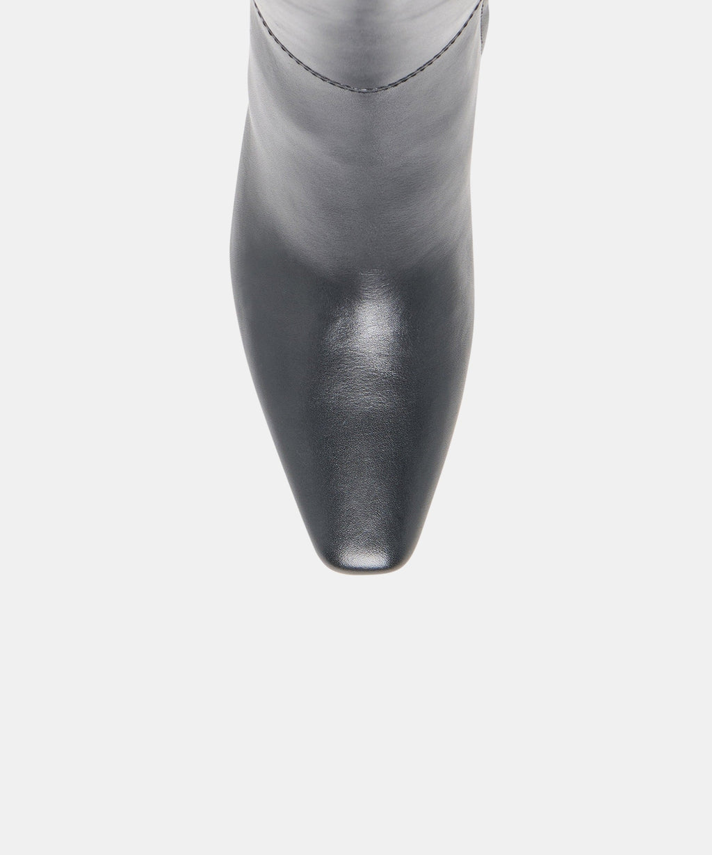 BRION NARROW CALF BOOTS BLACK LEATHER