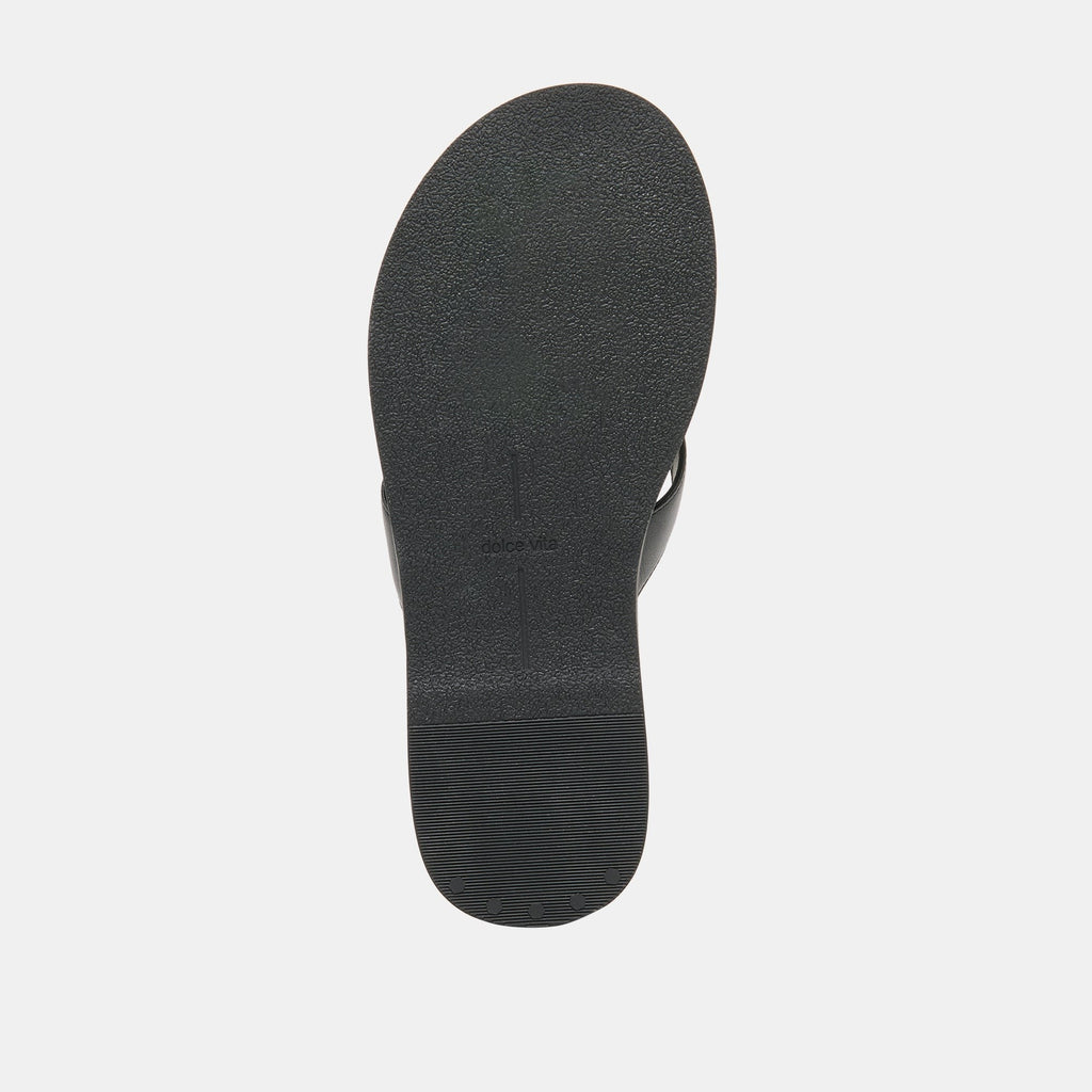 JAINA SANDALS BLACK LEATHER