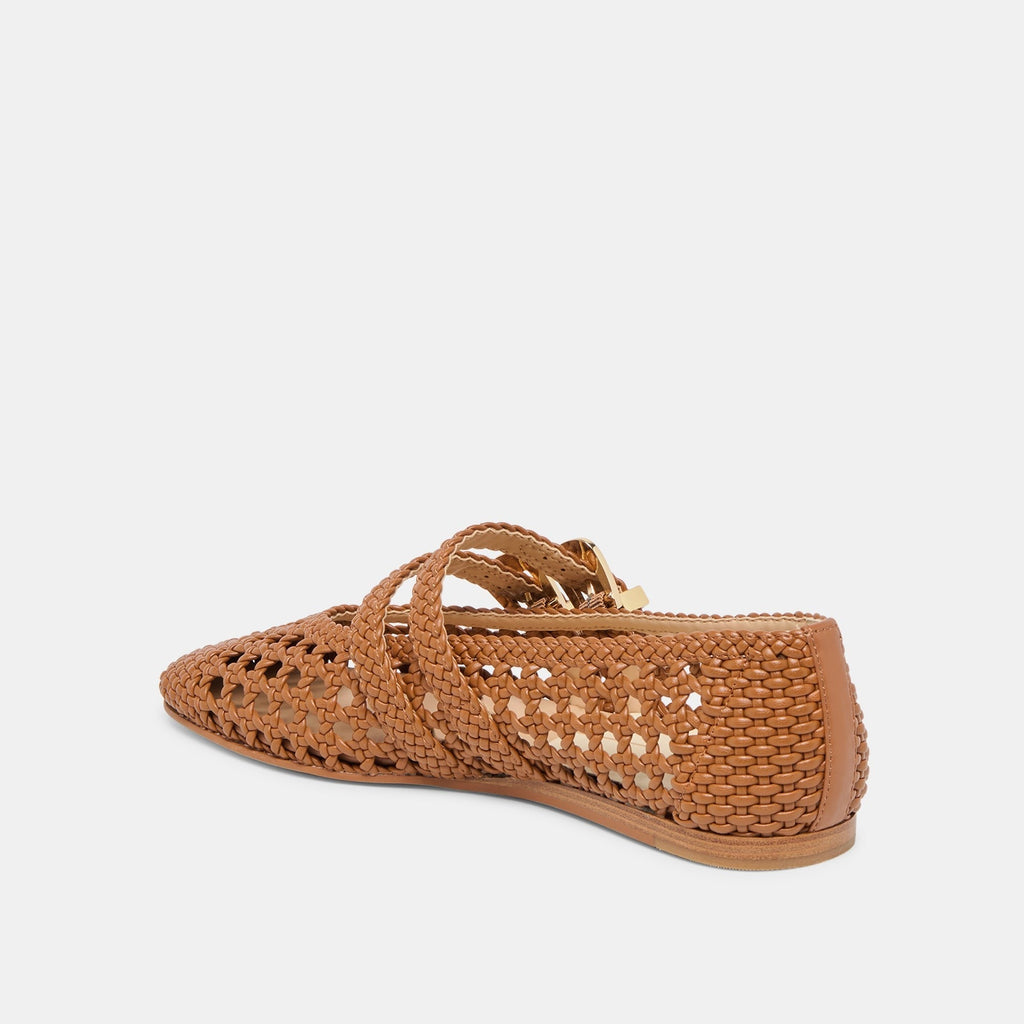 BAYLEE WOVEN BALLET FLATS SADDLE WOVEN STELLA